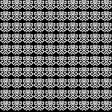 Seamless decorative vector background with abstract figuresのイラスト素材