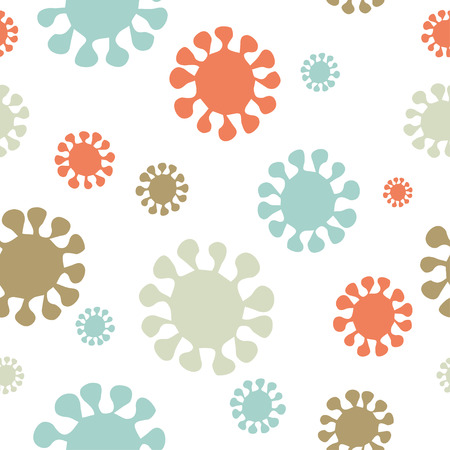 Ethnic boho seamless pattern with decorative flowers. Print. Cloth design, wallpaper.のイラスト素材