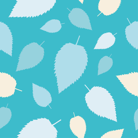 Seamless vector background with decorative leaves. Print. Cloth design, wallpaper.のイラスト素材