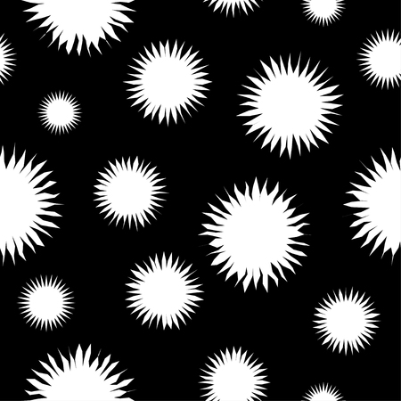 Ethnic boho seamless pattern with decorative flowers. Print. Cloth design, wallpaper.のイラスト素材