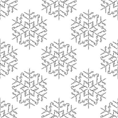 Seamless background with snowflakes. Print. Repeating background. Cloth design, wallpaper.のイラスト素材