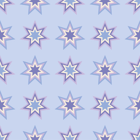 Seamless vector background with decorative stars. Print. Cloth design, wallpaper.のイラスト素材