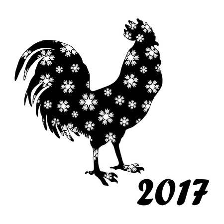 Poster Happy New Year! Vector illustration. Greeting card.のイラスト素材