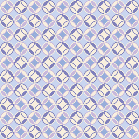 Seamless geometric pattern of circles. Print. Repeating background. Cloth design, wallpaper.のイラスト素材