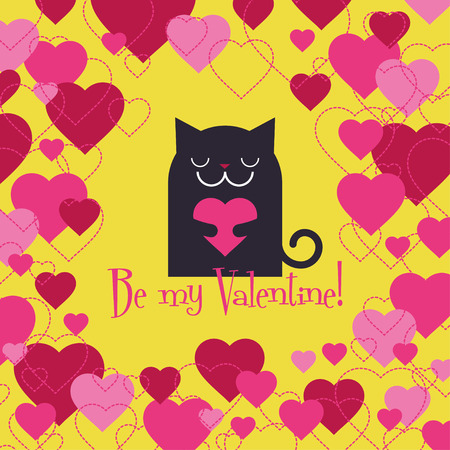 Seamless vector backgrounds Valentine's Day. Print. Repeating background. Cloth design, wallpaper.のイラスト素材