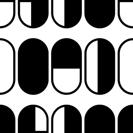 Medical pills and capsules. Vector illustration.のイラスト素材