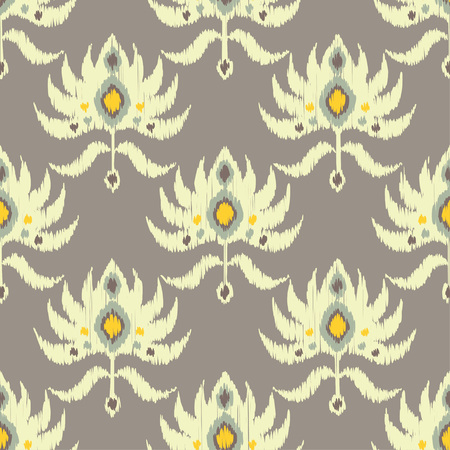Ethnic boho seamless pattern. Retro motif. Vector illustration. Textile rapport.のイラスト素材