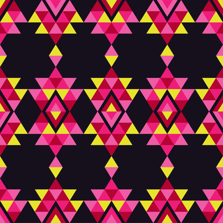 Ethnic boho seamless pattern. Retro motif. Vector illustration. Textile rapport.のイラスト素材