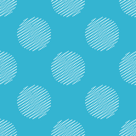 Polka dot seamless pattern. Vector illustration. Textile rapport.のイラスト素材