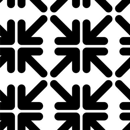 Seamless vector background with decorative arrows. Flat design. Textile rapport.のイラスト素材