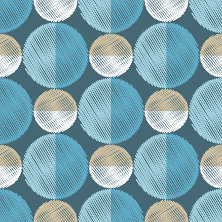 Polka dot seamless pattern. Textile rapport.のイラスト素材