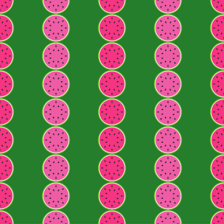 Watermelon slice pattern.のイラスト素材