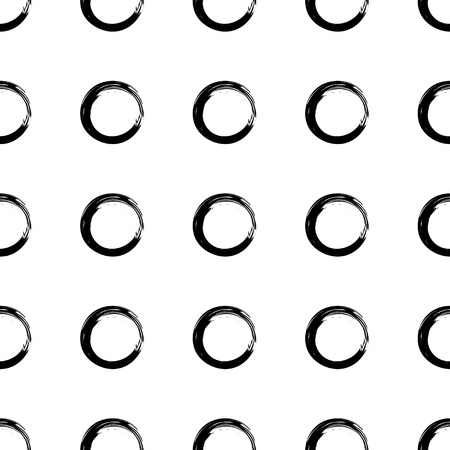 Black Stains seamless pattern. Isolated on white background. Vector illustration. Textile rapport.のイラスト素材