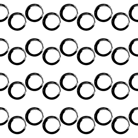 Black Stains seamless pattern. Isolated on white background. Vector illustration. Textile rapport.のイラスト素材