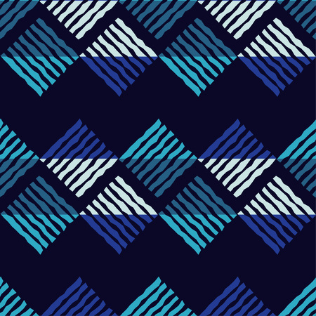 Ethnic boho seamless pattern. Scribble texture. Retro motif. Textile rapport.のイラスト素材