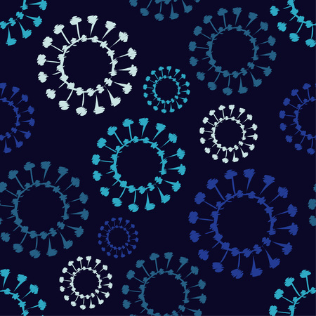 Ethnic boho seamless pattern. Decorative sun. Scribble texture. Retro motif. Textile rapport.のイラスト素材