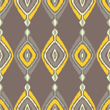 Ethnic boho seamless pattern. Scribble texture. Retro motif. Textile rapport.のイラスト素材