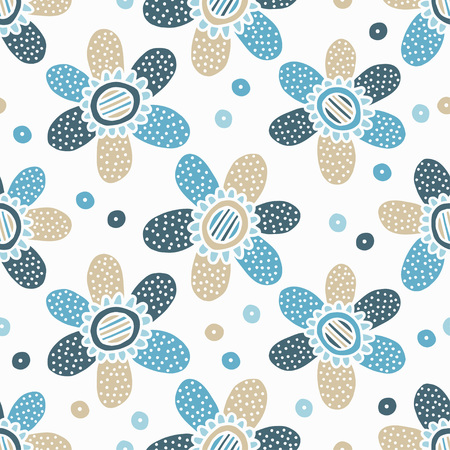 Decorative floral pattern.のイラスト素材