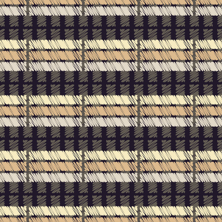 Ethnic boho seamless pattern. Scribble texture. Retro motif. Textile rapport.のイラスト素材