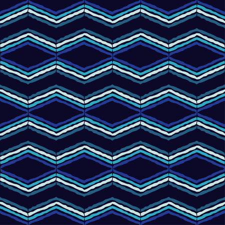 Ethnic boho seamless pattern. Zigzag texture. Retro motif. Textile rapport.のイラスト素材