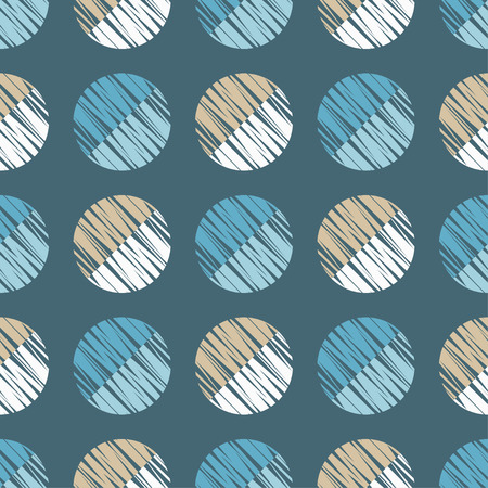 Polka dot seamless pattern. Scribble texture. Textile rapport.のイラスト素材