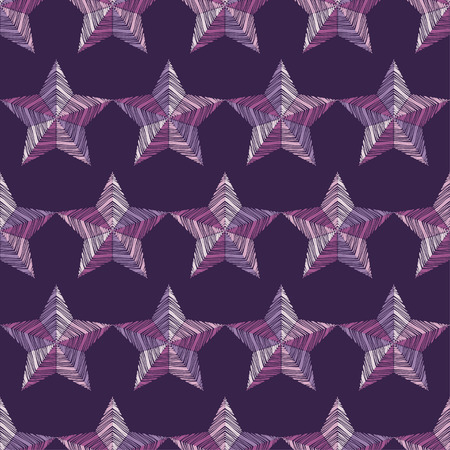A Seamless pattern with decorative stars. Scratches texture. Textile rapport.のイラスト素材