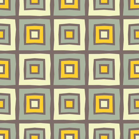 Seamless geometric pattern. Striped and square pattern. Textile rapport.のイラスト素材