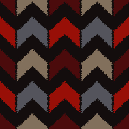 Ethnic boho seamless pattern. Scribble texture. Folk motif. Textile rapport.のイラスト素材