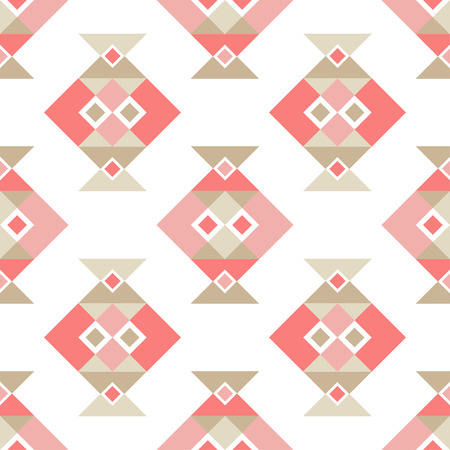Ethnic boho seamless pattern. Tribal pattern. Folk motif. Textile rapport.のイラスト素材