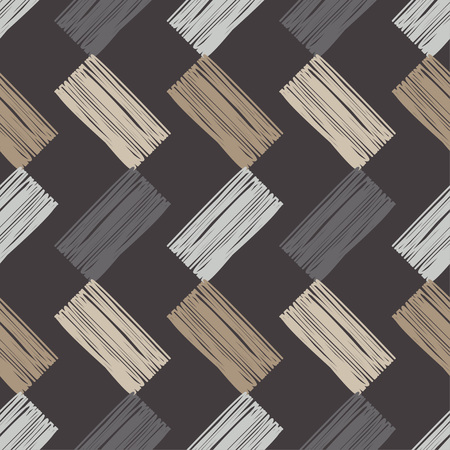 Painted stripes. Seamless geometric pattern. Bright colors and simple shapes. Trendy seamless pattern designs.のイラスト素材