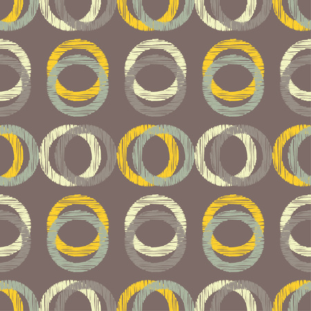 Polka dot seamless pattern. The colorful balls. Scribble texture. Theextile rapport.のイラスト素材