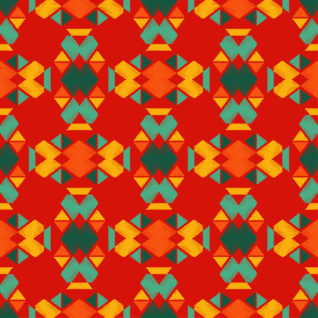 Ethnic boho seamless pattern. Embroidery on fabric, tribal pattern.