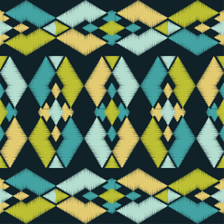 Ethnic boho seamless pattern. Vector illustration.