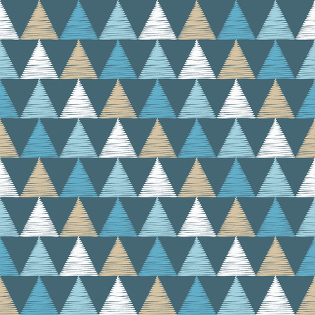 Seamless geometric pattern. The pattern of colored triangles.のイラスト素材