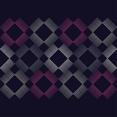 Seamless geometric pattern. The texture of the squares. Scribble texture. Textile rapport.のイラスト素材
