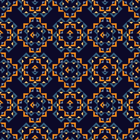 Ethnic boho seamless pattern. Tribal pattern, Folk motif. Textile rapport.のイラスト素材