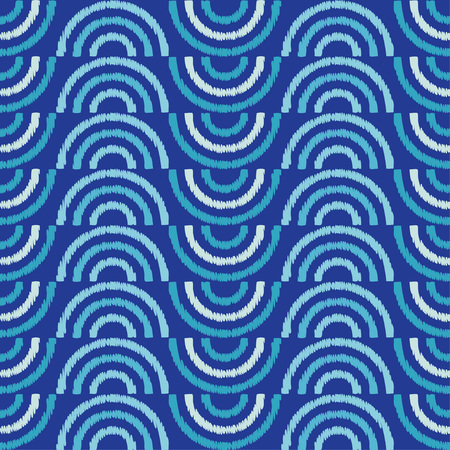 Polka dot seamless pattern. The colorful balls. Scribble texture.のイラスト素材