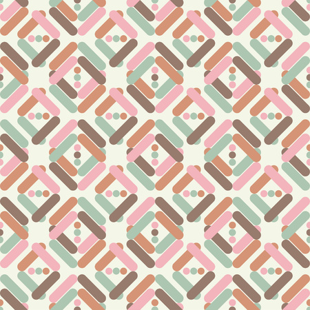 Seamless geometric pattern. The texture of rhombus. Textile rapport.のイラスト素材