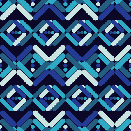 Seamless geometric pattern. The texture of rhombus. Textile rapport.のイラスト素材