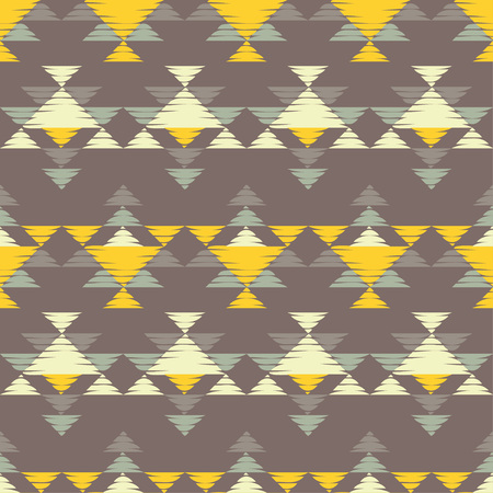 Ethnic boho seamless pattern. Embroidery on fabric. Tribal pattern. Folk motif. Textile rapport.のイラスト素材