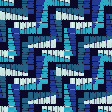 Seamless geometric pattern. Scribble texture. Textile rapport.のイラスト素材