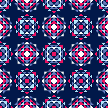 Ethnic boho seamless pattern. Traditional ornament. Geometric background. Tribal pattern. Folk motif. Textile rapport.のイラスト素材