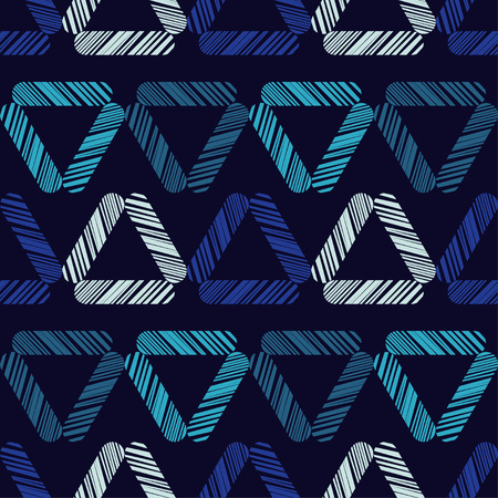 Seamless abstract geometric pattern. The texture of the triangles. Scribble texture. Textile...