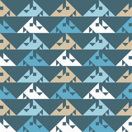 Seamless abstract geometric pattern. The texture of the polygons. Scribble texture. Textile rapport.のイラスト素材