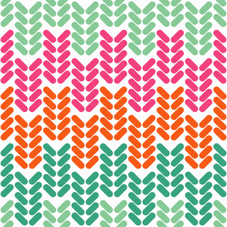 Seamless abstract geometric pattern. Knitted texture of braids. The texture of the strips. Textile rapport.のイラスト素材