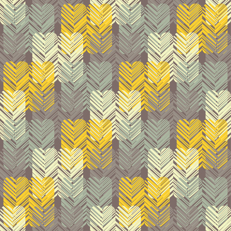 Ethnic boho seamless pattern. Hand hatching. Traditional ornament. Geometric background. Folk motif. Textile rapport.のイラスト素材