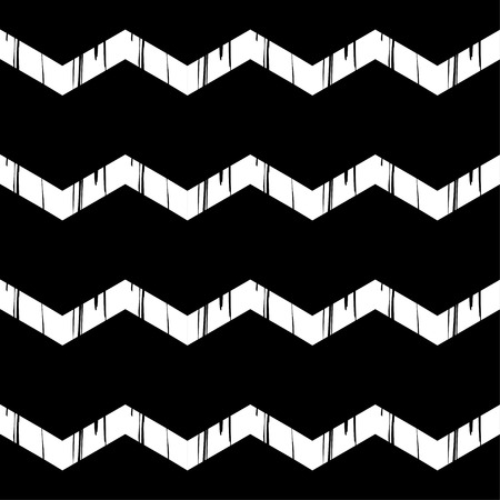 Seamless abstract geometric pattern. The texture of the zigzag. Brushwork. Hand hatching. Textile rapport.のイラスト素材