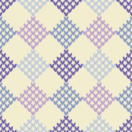 Seamless knitted pattern. A warm sweater. Print. Cloth design, wallpaper. Textile rapport.のイラスト素材