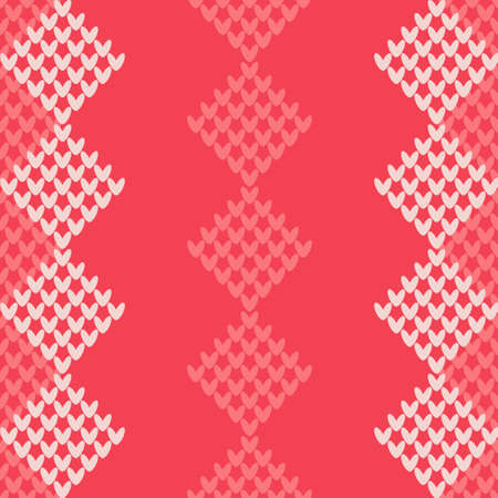 Seamless knitted pattern. A warm sweater. Print. Cloth design, wallpaper. Textile rapport.