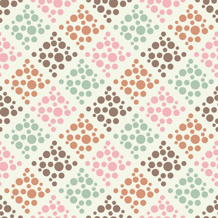 Polka dot seamless pattern. Geometric background. Illustration with balloons. Theextile rapport.のイラスト素材